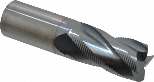 Accupro R4301000C4 Square End Mill: 1 Dia, 2 LOC, 1 Shank Dia, 4 OAL, 4 Flutes, Solid Carbide Image