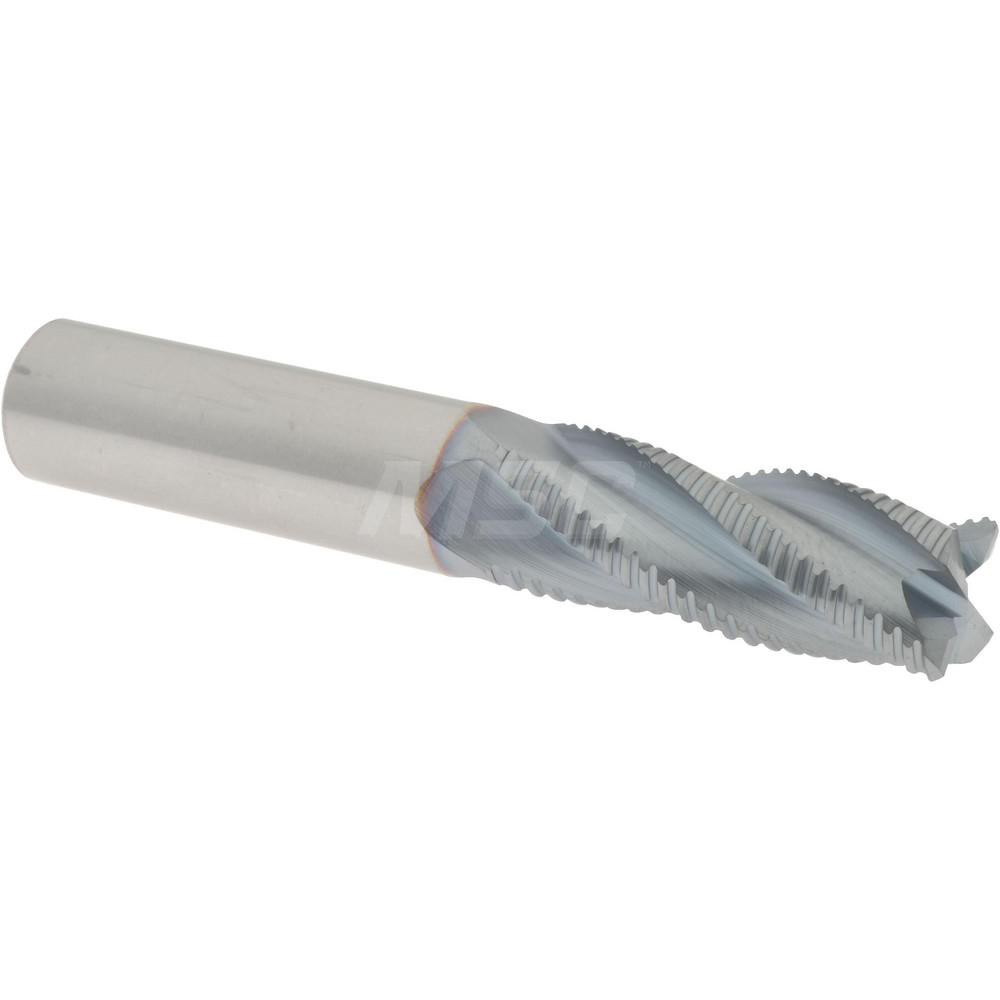 Accupro R4305000C4 Square End Mill: 1/2 Dia, 1-1/4 LOC, 1/2 Shank Dia, 3 OAL, 4 Flutes, Solid Carbide Image