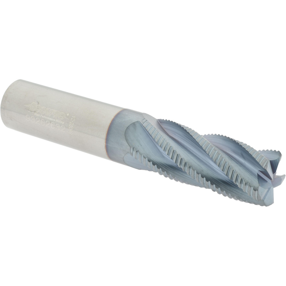 Accupro R5306250C4 Square End Mill: 5/8 Dia, 1-1/2 LOC, 5/8 Shank Dia, 3-1/2 OAL, 5 Flutes, Solid Carbide Image