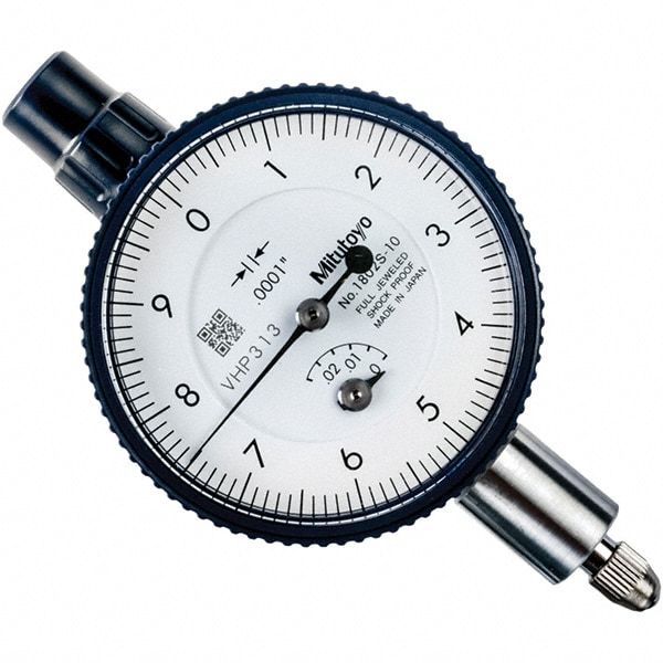 Mitutoyo 1802A-10 Dial Drop Indicator: 0 to 0.025" Range, 0-10 Dial Reading, 0.0001" Graduation Image