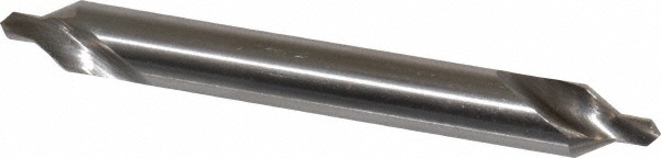 Combo Drill & Countersink: #5, 7/16" Body Dia, 118°, High Speed Steel
