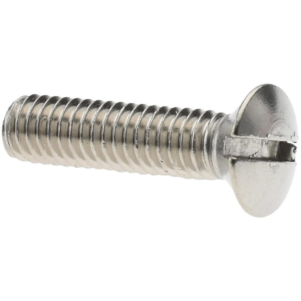 Value Collection - Machine Screw: M4x0.7 x 16.00 mm OAL, Oval Head ...