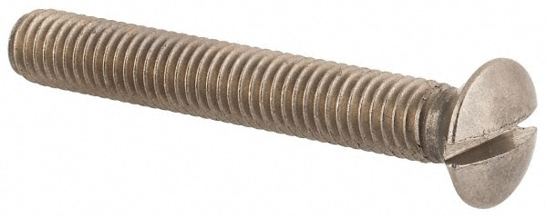 Value Collection MASOM0050035CP Machine Screw: Oval Head, Slotted Image