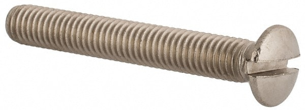 Value Collection MASOM0060045CP Machine Screw: Oval Head, Slotted Image