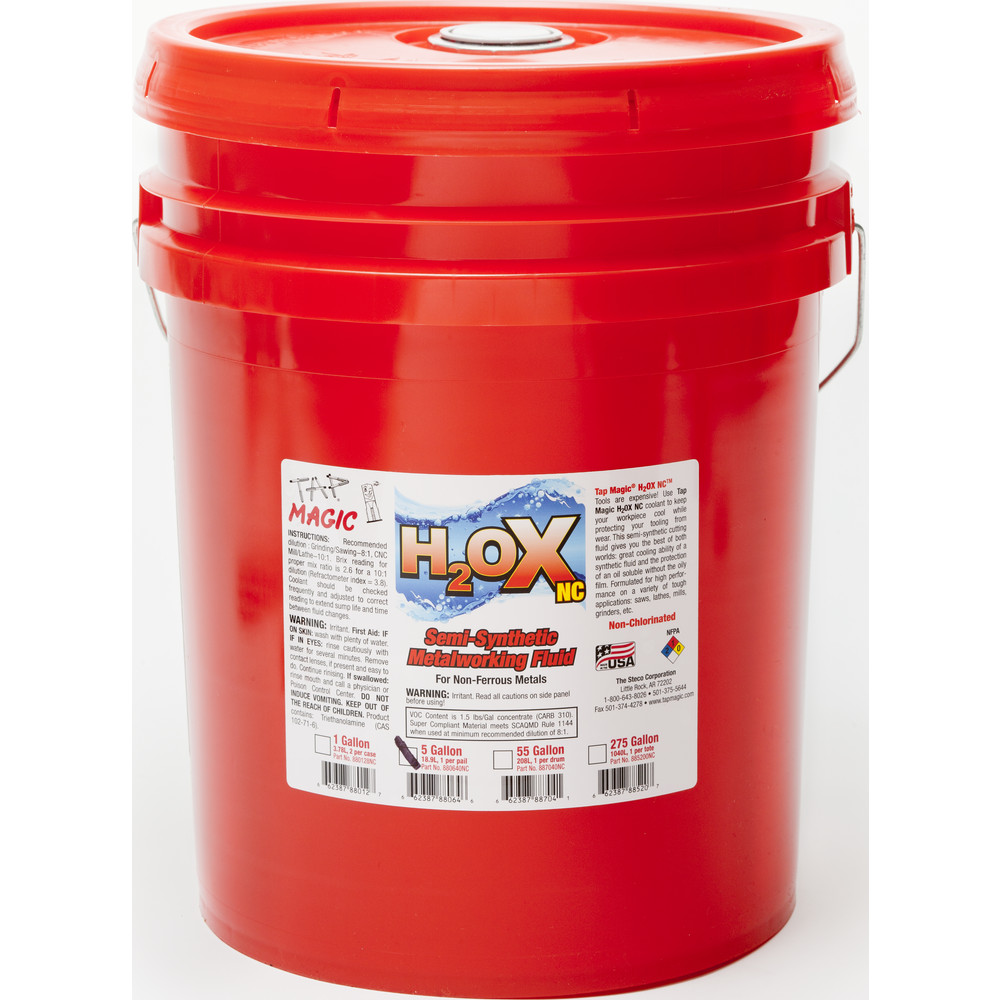 Tap Magic Coolant Fluid H20X NC Liquid, 5 gal Pail MSC Direct