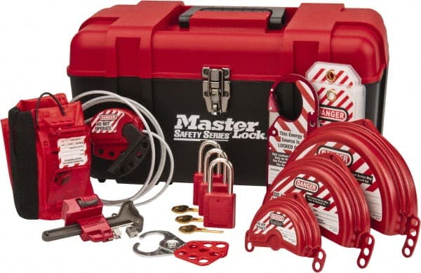 Master Lock 1457V410KA 12 Piece Valve Lockout Kit 