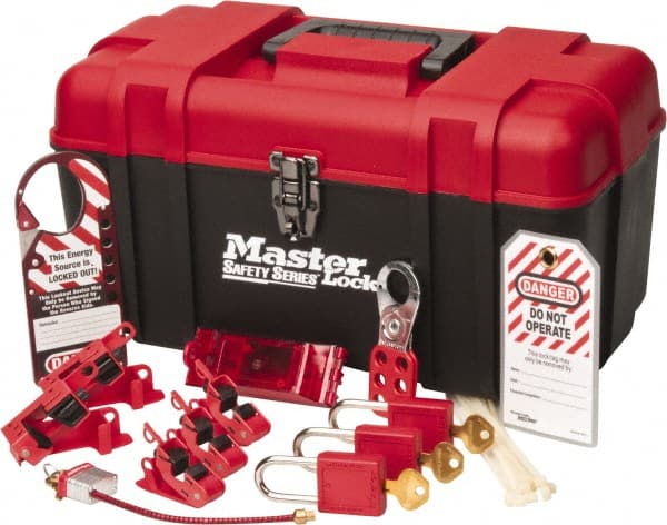 Master Lock 1457E410KA 13 Piece Electrical Lockout Kit 