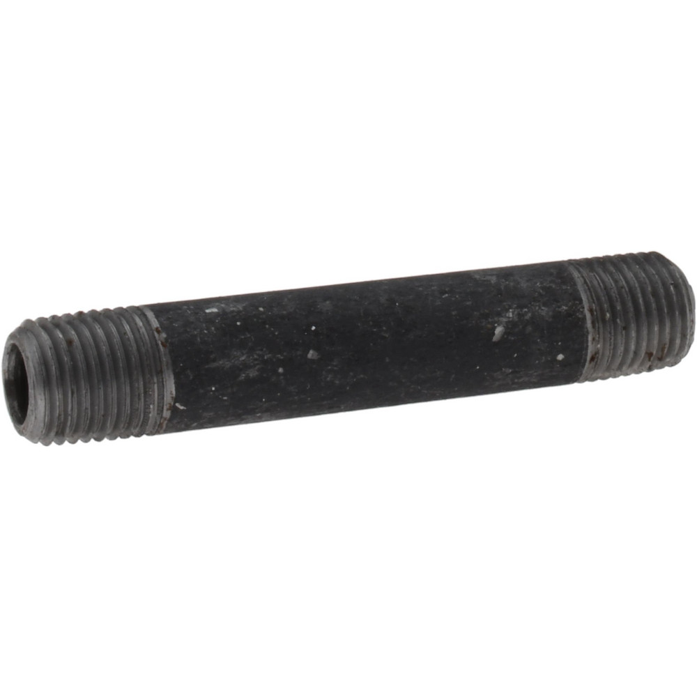 Photos - Tap / Valve / Fitting Value Collection Black Pipe Nipple: 1/4" Dia x 3" Long, Schedule 80 - Seamless | Part #MSCXNB02030 Black MSCXNB02030