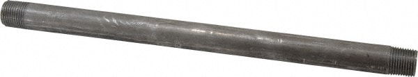 Value Collection 582-100XSBC Black Pipe Nipple: 3/8" Dia x 10" Long, Schedule 80 Image