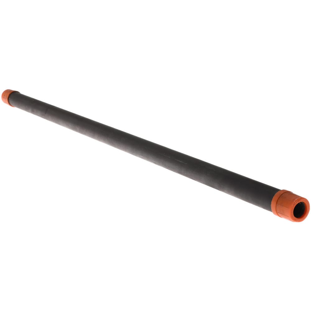 Black Pipe Nipple: 1/2" Dia x 24" Long, Schedule 80
