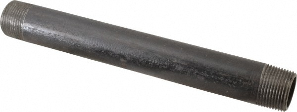 Value Collection 585-100XSBC Black Pipe Nipple: 1" Dia x 10" Long, Schedule 80 Image