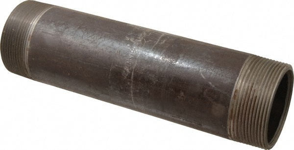 Value Collection 590-120XSBC Black Pipe Nipple: 3" Dia x 12" Long, Schedule 80 Image