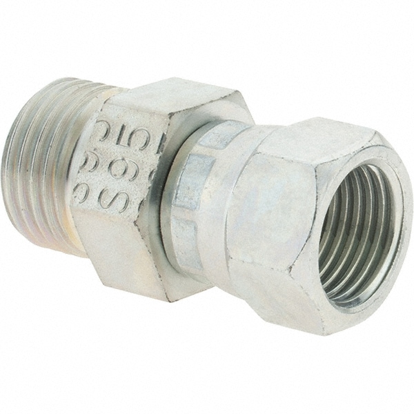 Parker 6 LOHX6-S Steel Flared Tube Adapter: 3/8" Tube OD, 3/8 Thread, 37 ° Flared Angle Image