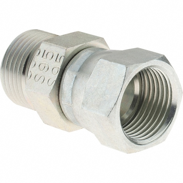 Parker 8 LOHX6-S Steel Flared Tube Adapter: 1/2" Tube OD, 1/2 Thread, 37 ° Flared Angle Image