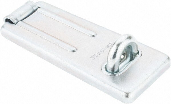 Hasps; Type: Locking ; Hasp Type: Locking ; Material: Steel ; Arm Length: 3-1/2 (Inch); Arm Length: 3.500 (Decimal Inch); Finish: Zinc-Plated