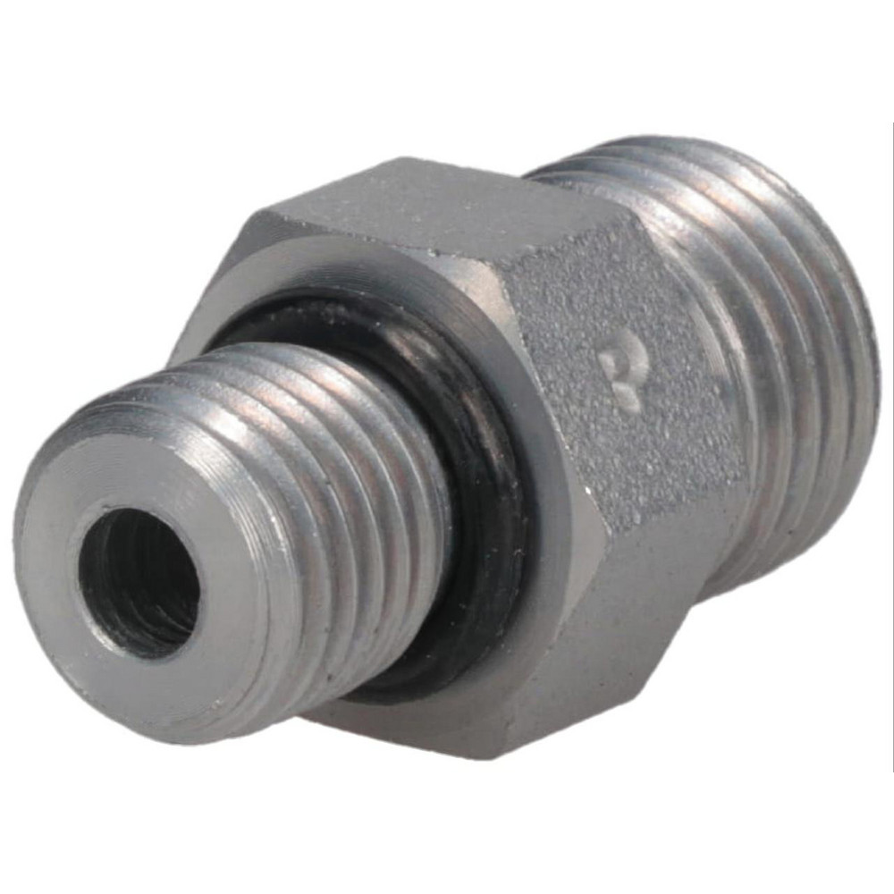 Parker - Compression Tube Straight Thread Connector: 7/16-20, 1/4