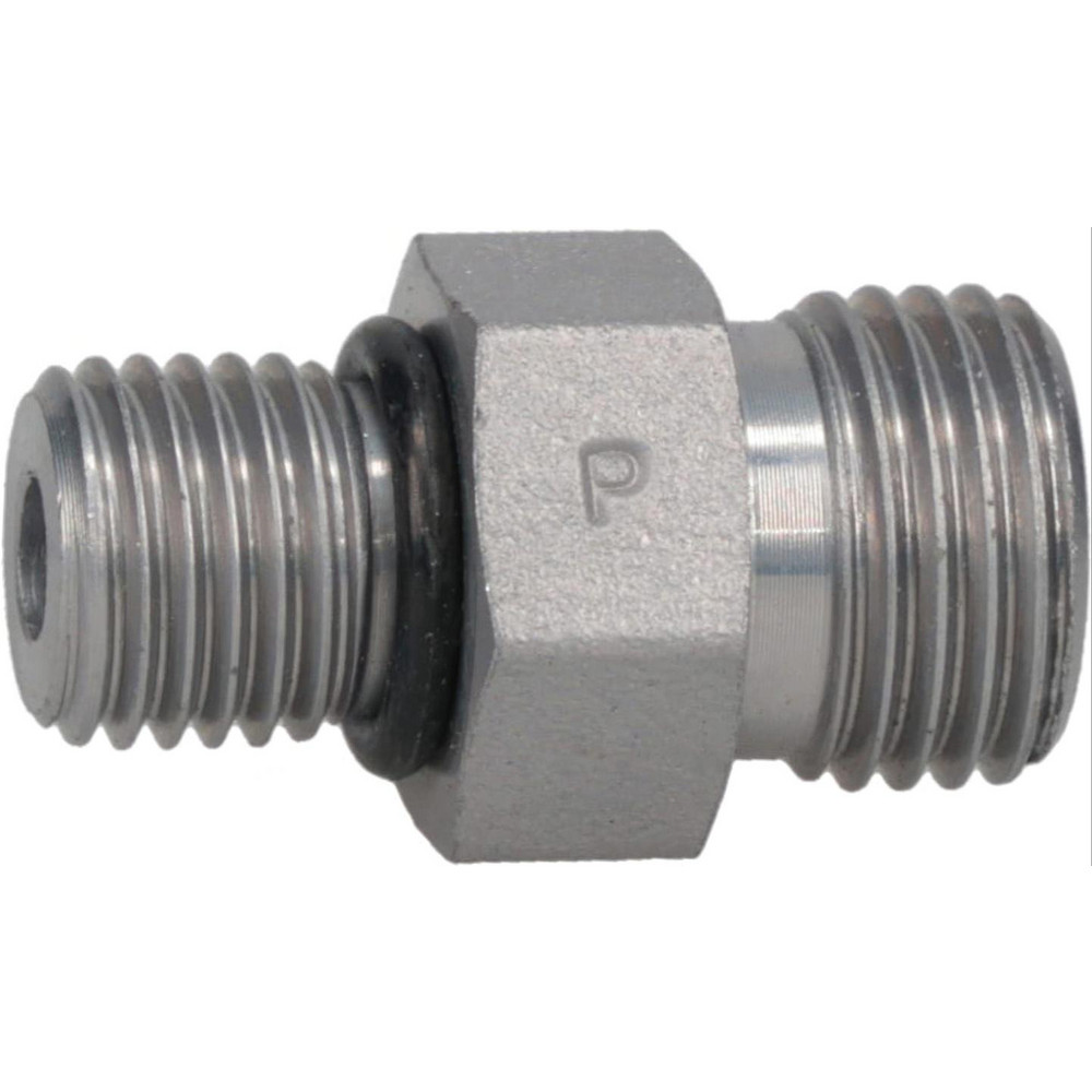 Parker - Compression Tube Straight Thread Connector: 7/16-20, 1/4