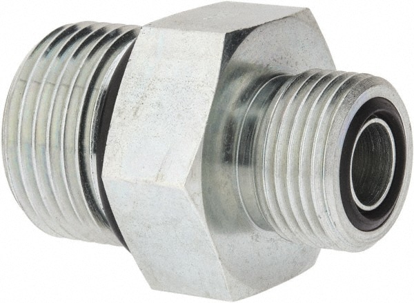 Parker 8-12 F5OLO-S Compression Tube Straight Thread Connector: 1-1/16-12" Thread, O-Ring Face Seal/SAE-ORB Image