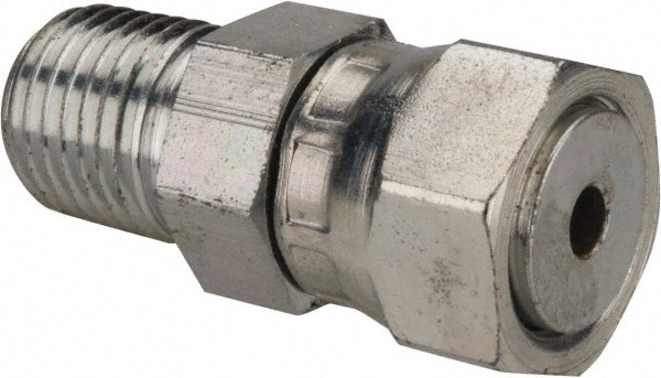 Parker - Compression Tube Pipe Thread Swivel Connector: 1/4-18