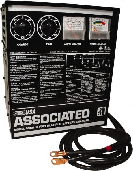 Ace | Associated Equipment Parallel Charger: 12VDC - 30 A, 6’ Cable | Part #6065