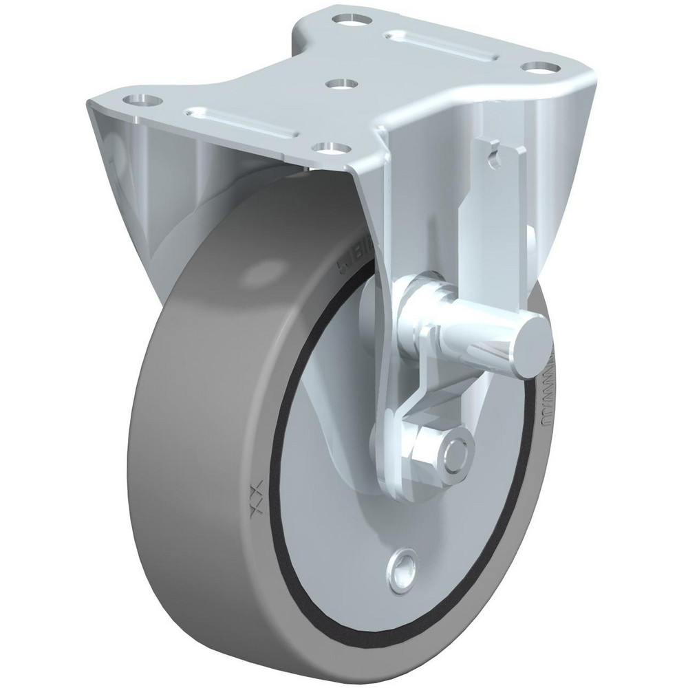 76mm Caster Wheel - Brake PU - Top Plate Mount main image 1