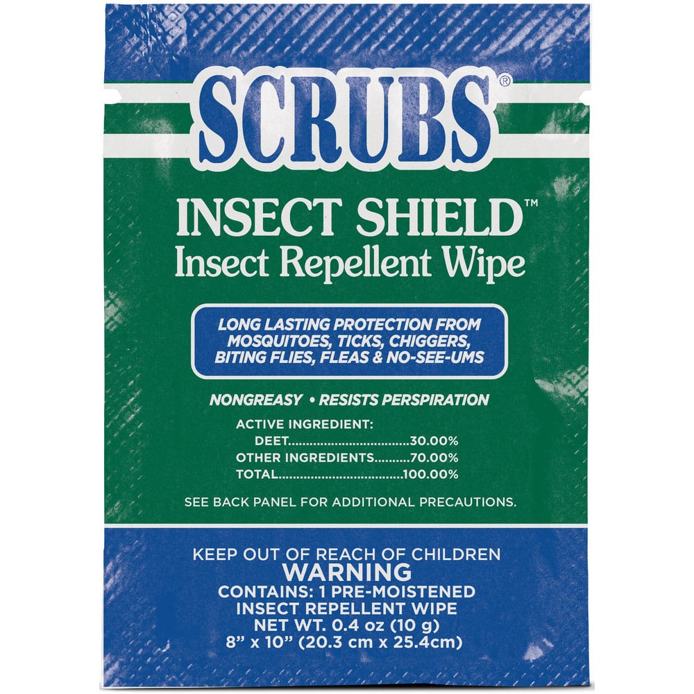 Personal Insect Repellents; Form: Treated Fabric; Wipe ; Targeted Pest: Biting Flies; Biting Insects; Chiggers; Flying Insect; Mosquitoes ; Active Ingredient: DEET ; Container Size: 10in ; Container Type: Packet ; Concentration: 30