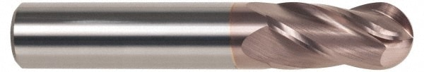 5//16 Shank Diameter 2-1//2 Length 5//16 Cutting Diameter 13//16 Cutting Length 5//16 Shank Diameter 2-1//2 Length 13//16 Cutting Length SGS 30924 5B 3 Flute Ball End General Purpose End Mill 5//16 Cutting Diameter Titanium Carbonitride Coating