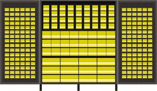 Bin Storage Cabinet: 72" Wide, 24" Deep, 84" High