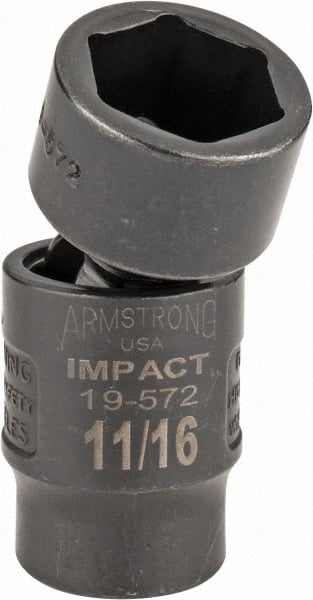 Armstrong 20-026 13/16" Impact Socket 1/2" Drive 6 Point USA 781412200263 