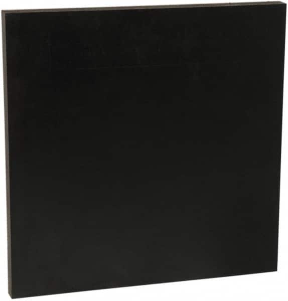 Black UHMW Polyethylene Plastic Sheet 2 Thick x 48 Wide x 60 Long 
