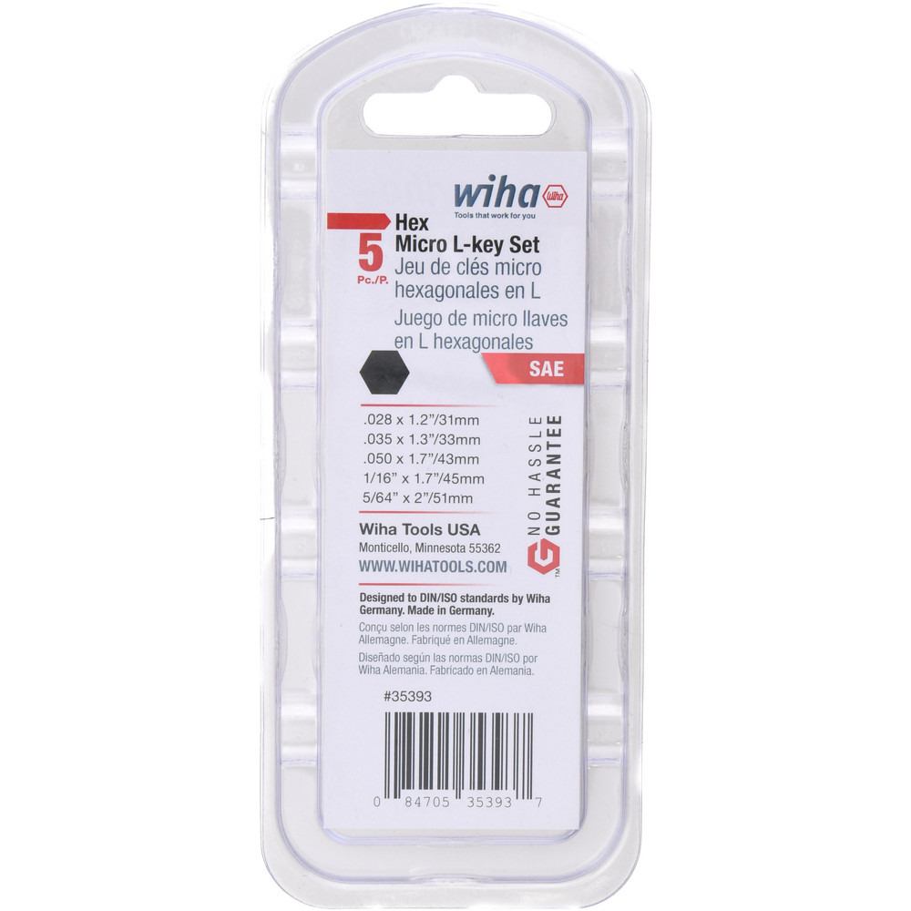 Wiha - Mini Hex L-Key Set | MSC Direct