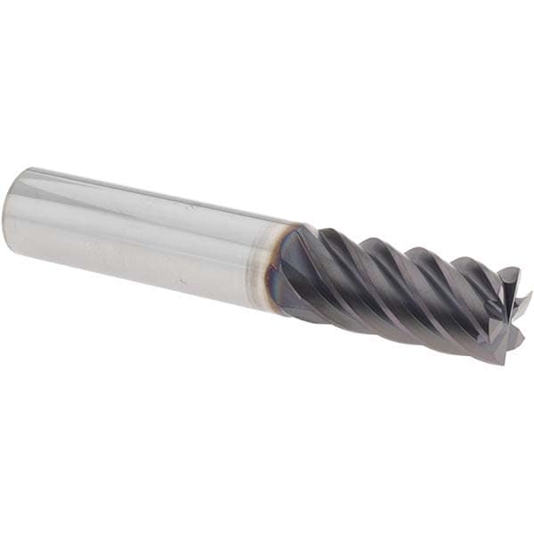 Guhring 9031790127000 Corner Chamfer End Mill: 0.5" Dia, 1" LOC, 6 Flute, 0.006" Chamfer Width, Solid Carbide Image