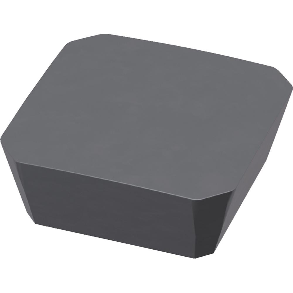 Milling Insert: ANSI SDEN1204PDEN4WC, ISO SDEN1204PDEN4WC, WBK40U, PCBN - Bright/Uncoated Finish, 0.1875" Thick, 0.5000" Wide