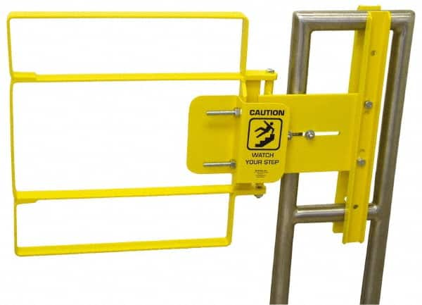 A36 Carbon Steel with Yellow Powder Coat 37 to 39.5-Inch x 22-Inch Fabenco XL71-36PC XL-Series Extended Coverage Self-Closing Safety Gate