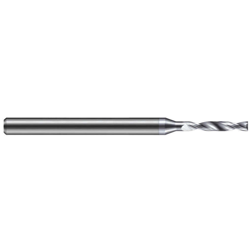 Harvey Tool Micro Drill Bit: 0.0781" Dia, 180 deg, Solid Carbide - TiB2 Coated, 2.0000" OAL, Right Hand, Series Miniature High Performance Drills