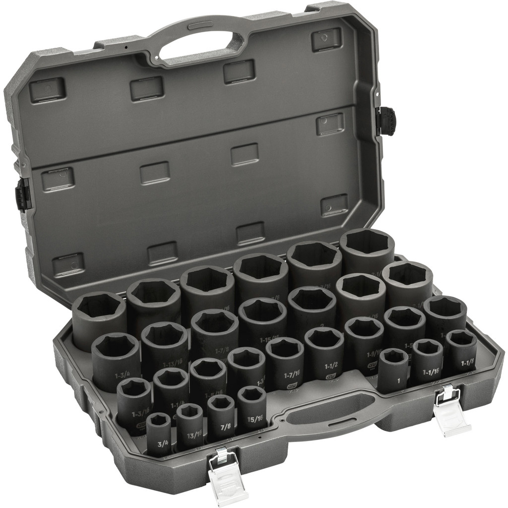 GEARWRENCH - Socket Set: Deep Impact, 29 Pc, 3/4