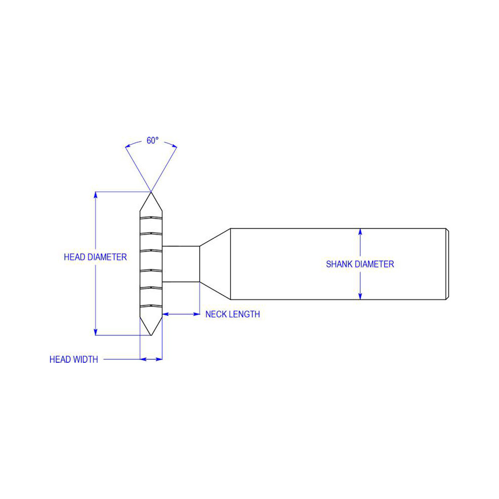 Internal Tool - Single Profile Thread Mill: #10-32, 20 to 56 TPI ...