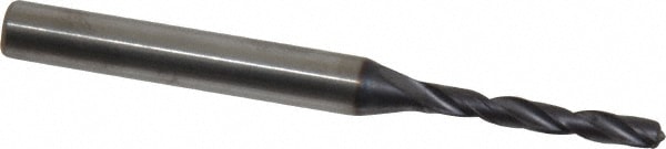 Kennametal 3640731 Jobber Length Drill Bit: 0.125" Dia, 140 °, Solid Carbide Image