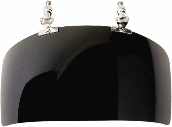 Face Shield Windows & Screens: Replacement Window, Green, 5, 4.38" High, 0.04" Thick - Sellstrom DP4 Faceshields, ANSI Z87.1