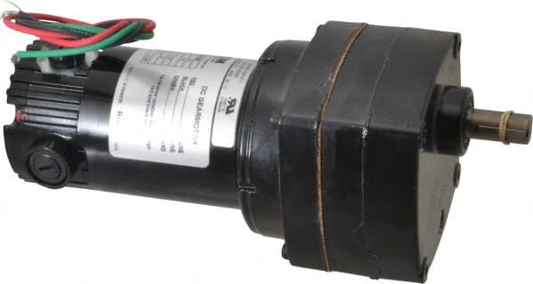 Parallel Gear Motor: 10 RPM, 100 in/lb Max, Parallel