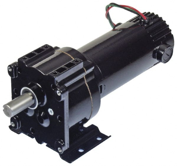 Parallel Gear Motor: 34 RPM, 85 in/lb Max, Parallel