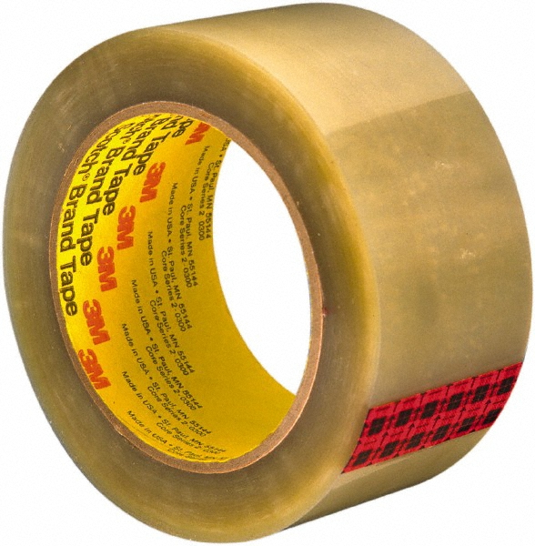 3M 48mm x 54.68 Yd Clear Box Sealing & Label Protection Tape MSC