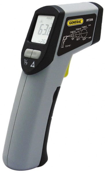0 to 320°C (-4 to 604°F) Infrared Thermometer
