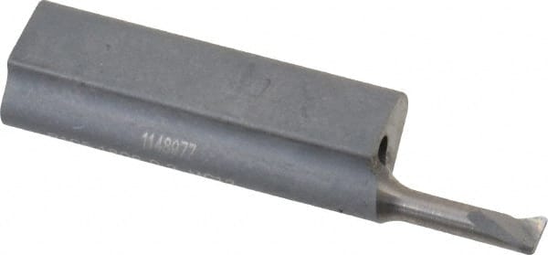 HORN R105180902 MG12 Profile Boring Bar: 0.079" Min Bore, 0.236" Max Depth, Right Hand Cut, Solid Carbide 