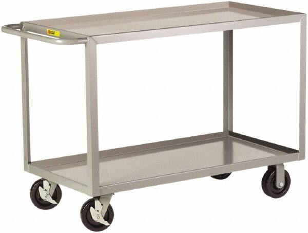 Shelf Utility Cart: Steel, Gray