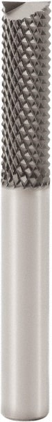 Diamond Pattern Router Bit: 0.5" Dia, 1.5" LOC, 1/2" Shank Dia, End Mill