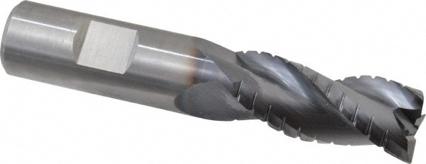 Kennametal 4048687 Corner Radius End Mill: 3/4" Dia, 1-5/8" LOC, 0.03" Radius, 3 Flutes, Solid Carbide Image