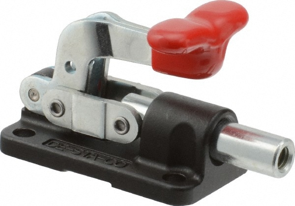 De-Sta-Co 6015 Standard Straight Line Action Clamp: 560 lb Load Capacity, 0.7" Plunger Travel, Flanged Base, Carbon Steel Image