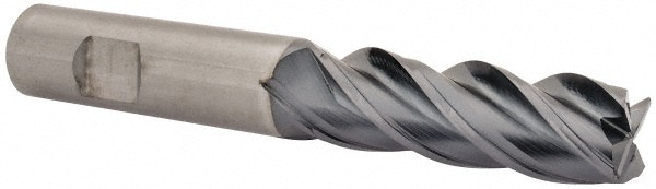 Kennametal 4067219 Square End Mill: 3/4 Dia, 2-1/4 LOC, 3/4 Shank Dia, 5 OAL, 4 Flutes, Solid Carbide Image