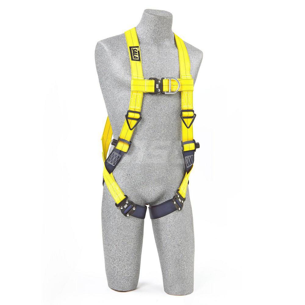 Fall Protection Harnesses: 420 Lb, Vest Style, Size Universal, For Climbing, Polyester, Back & Front